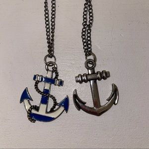 5/$10 Two anchor necklaces